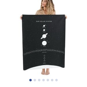 Gathre Waterproof Mini Solar System Leather Portable Play Mat Wall Art Compact